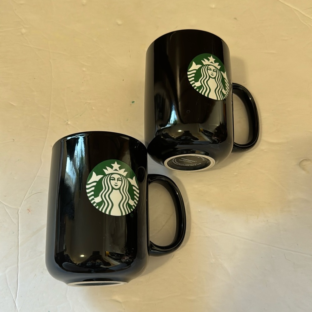 Starbucks glossy mugs